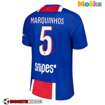 Moške Nogometnih dresov Paris Saint-Germain Marquinhos #5 Domači 2026-27 Kratki rokavi